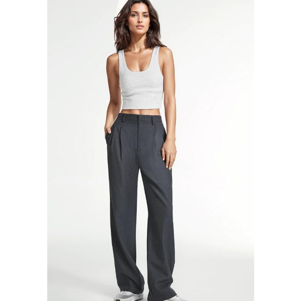 Eva™ - Konisch zulaufende Hose mit weitem Bein