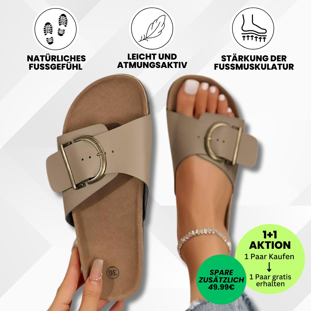 OrthoMia – Kork-Sandalen