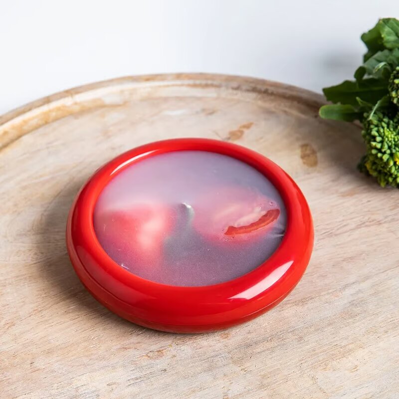 FreshSeal™ Wiederverwendbare Deckel für geschnittenes Obst und Gemüse (x4)