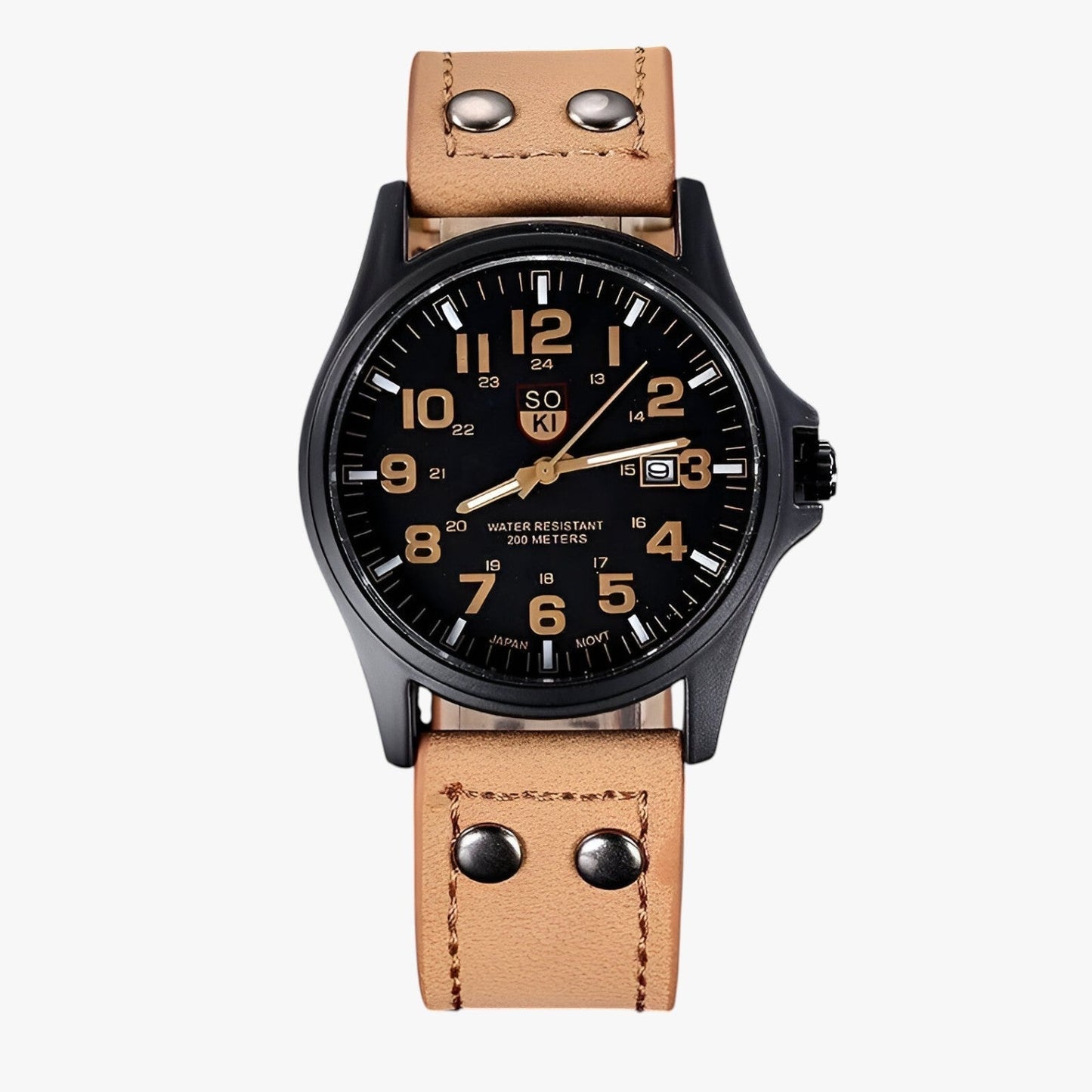 Claudio | Eleganz für den Alltag – Herrenarmbanduhr mit Datum und sportlichem Stil