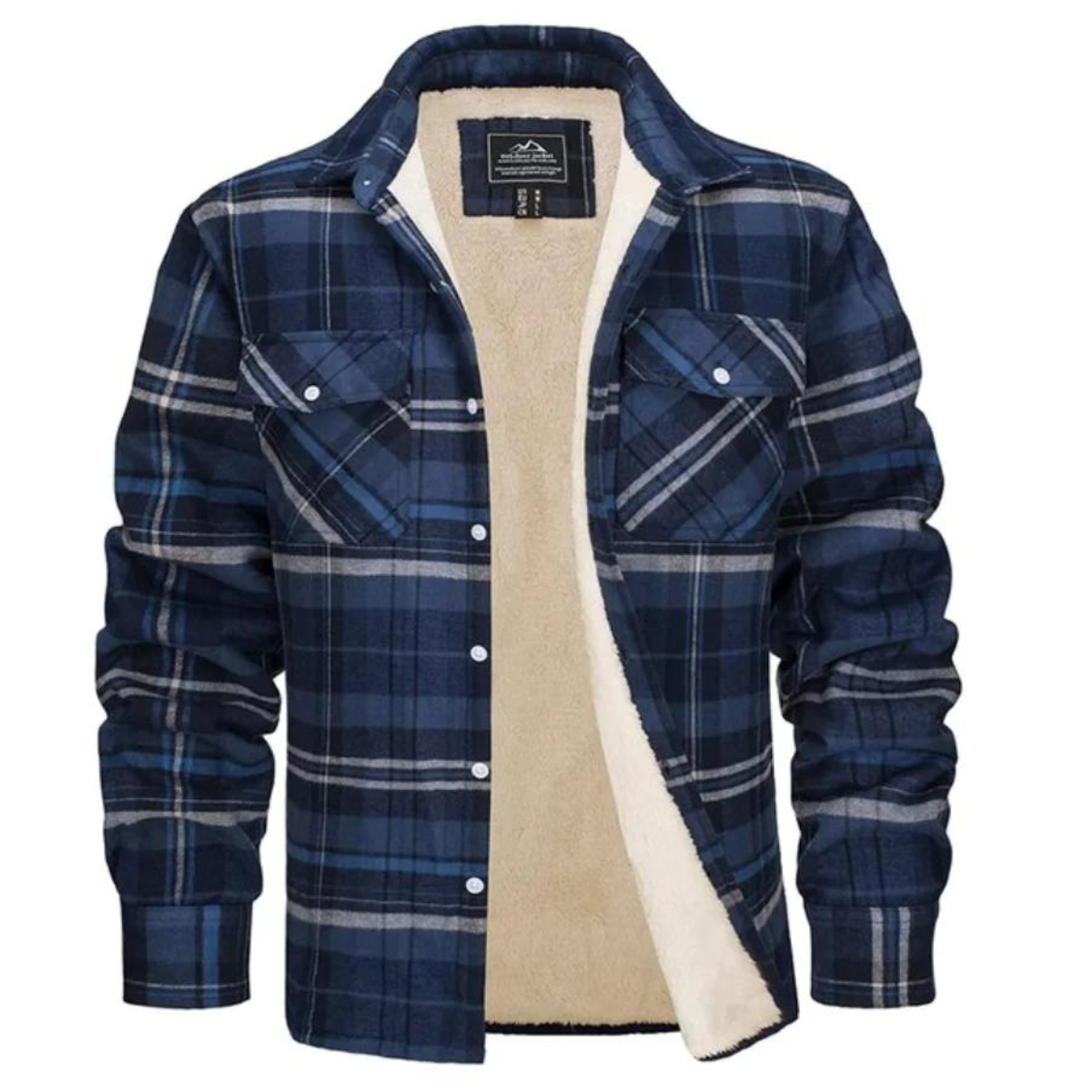 Gefütterte Karo-Jacke - Ultimativer Komfort und Klassisches Design