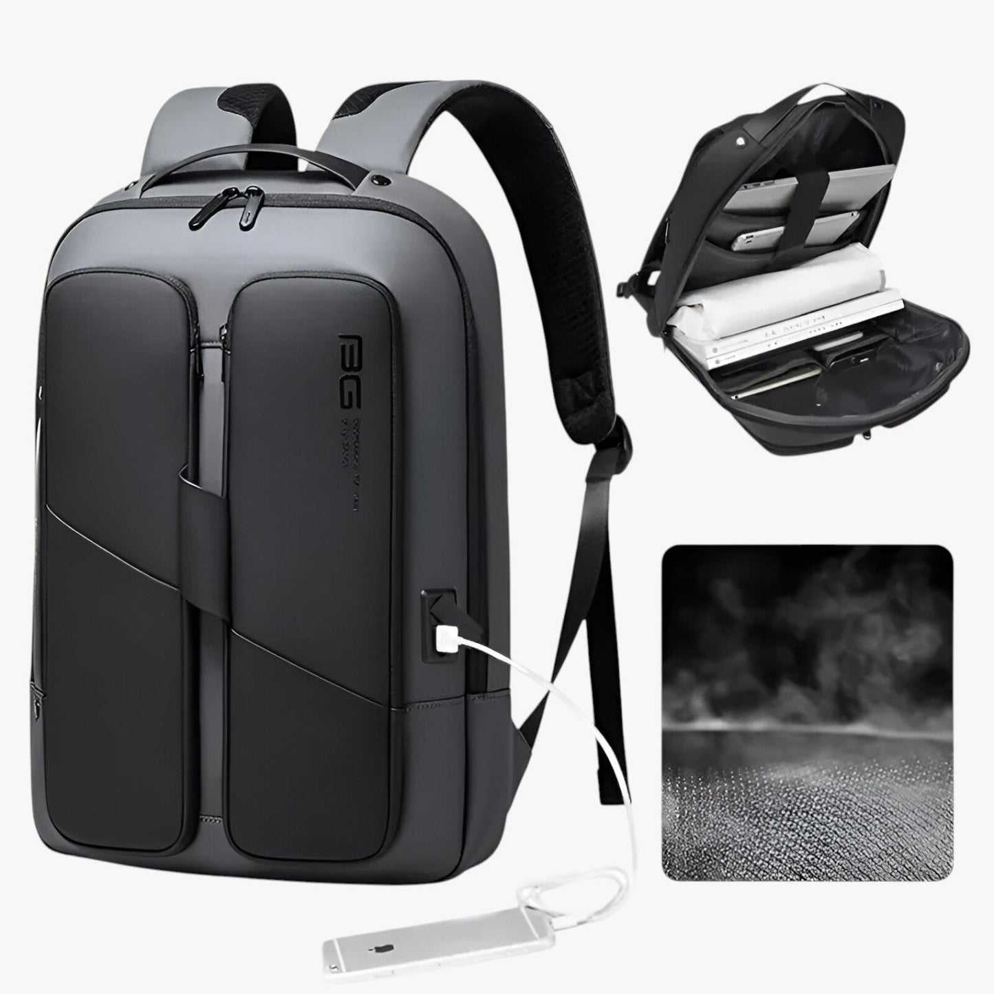 Damian | Wasserdichter Diebstahlschutz-Rucksack für Laptop