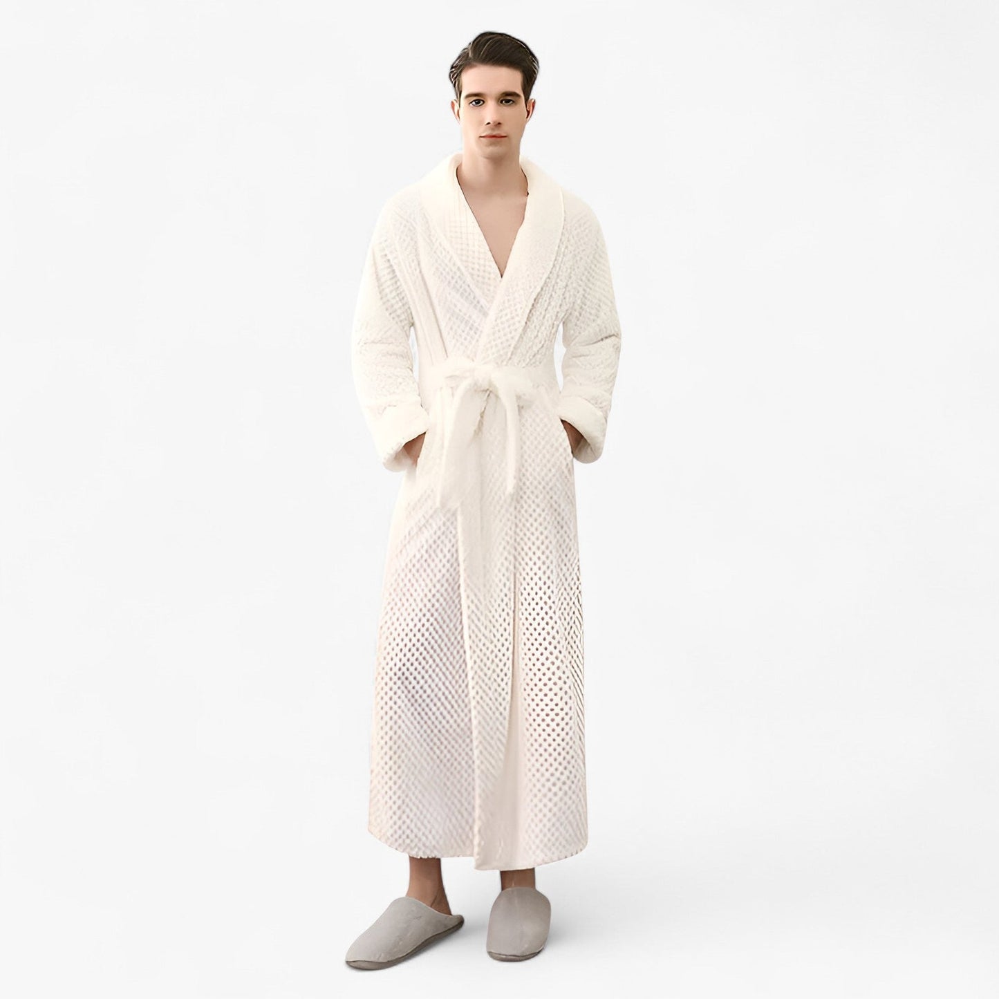 Sofia | Weiche Fleece-Bademantel