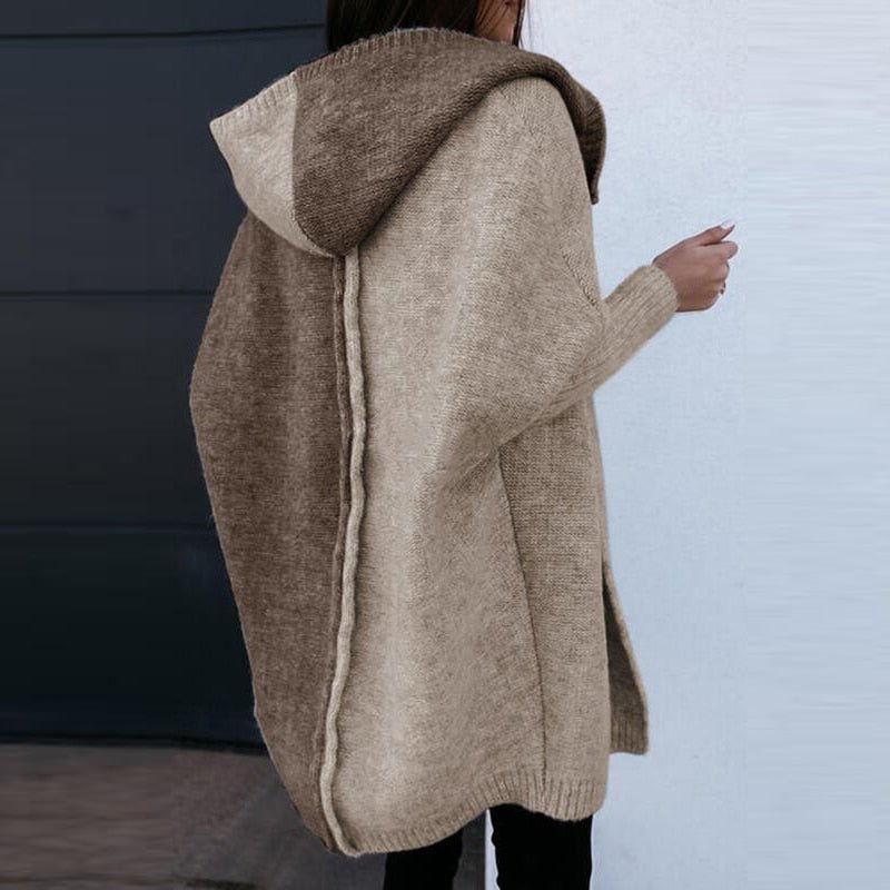Damen Strickjacke mit Patchwork-Design – Amarelle