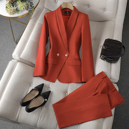 Damen Blazer & Hosen Set – Celestine