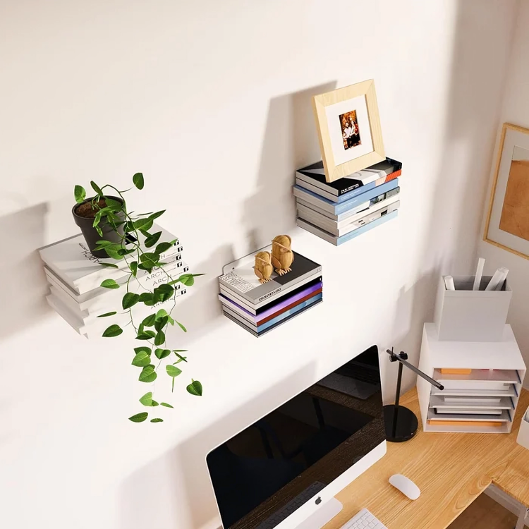 AirShelf™ Lassen Sie Ihre Bücher an der Wand schweben
