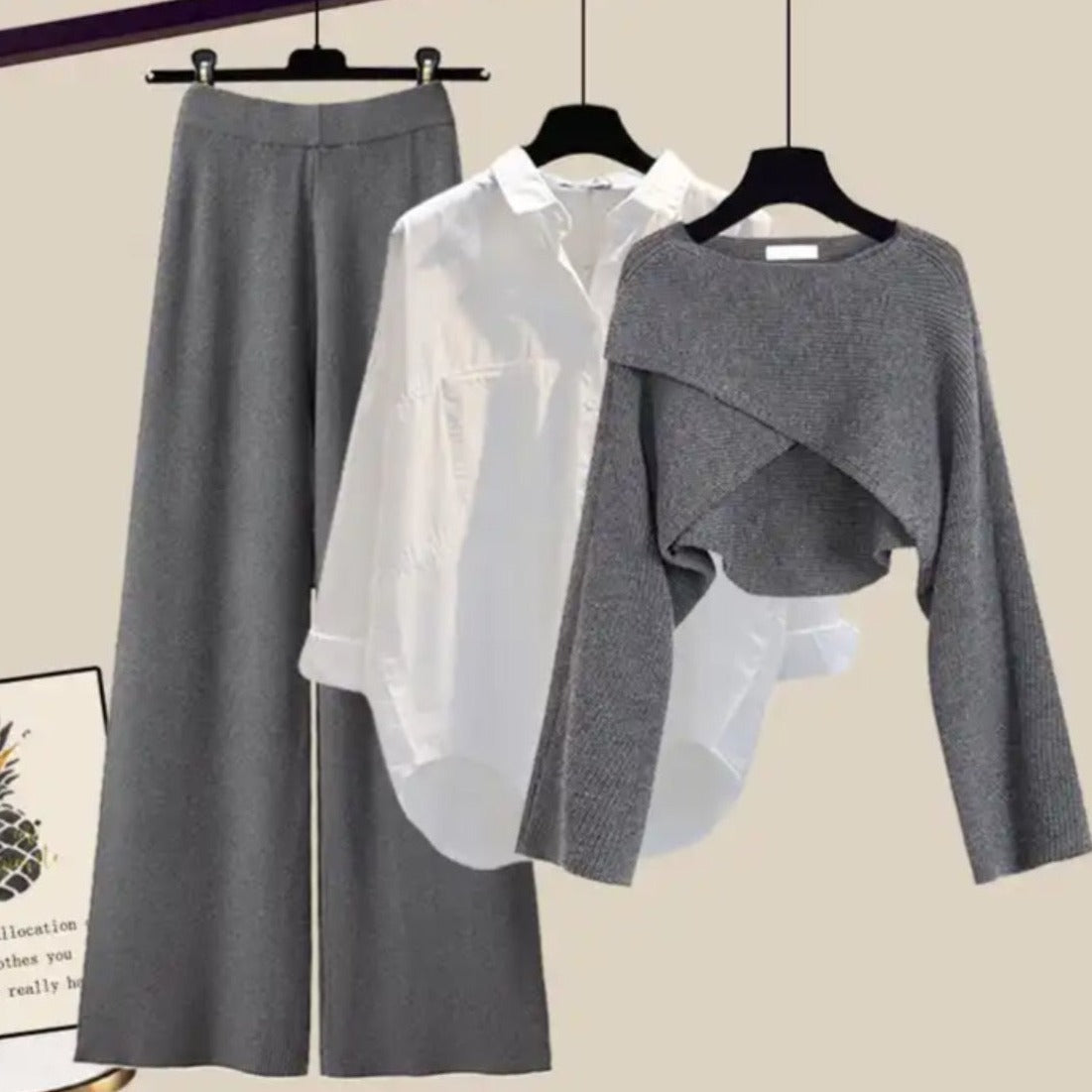 Komfortabele Damen 3-teiliges Set – Liviana