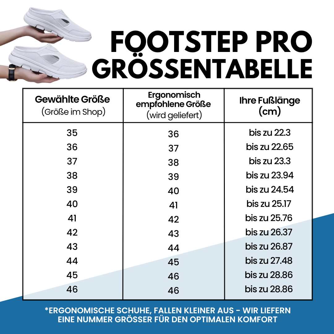 Footstep Pro – Komfort-Schuhe