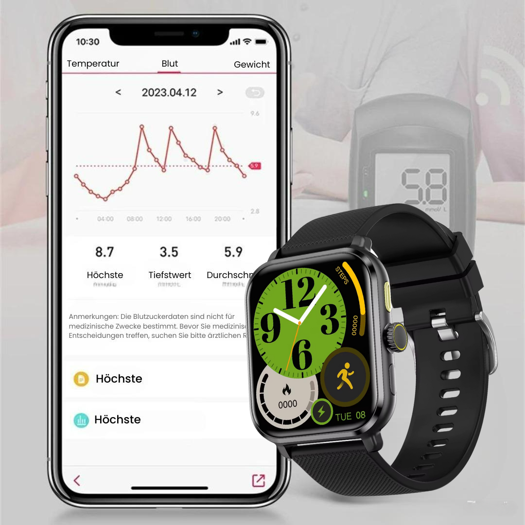 HikeHub – Gesundheits-Smartwatch