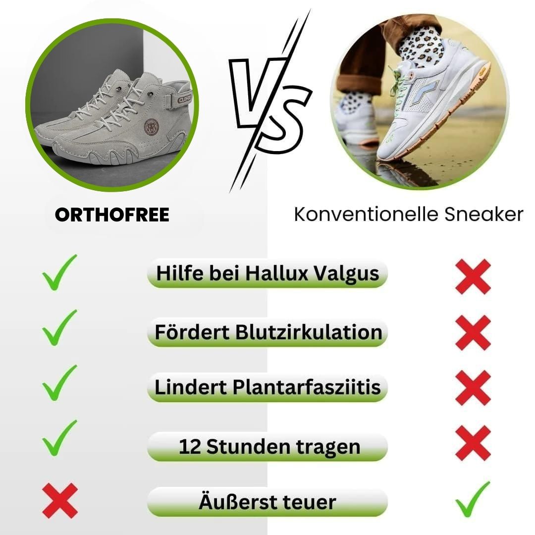 OrthoFree - Leichte ergonomische Barfußschuhe
