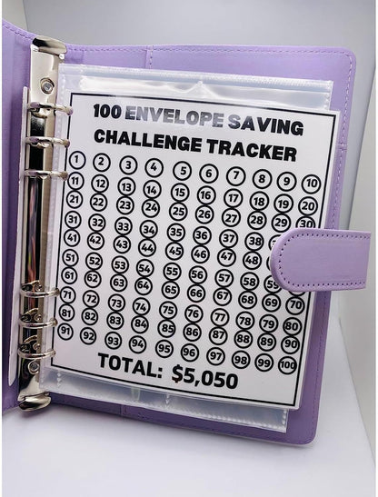 Savlope™ - 100 Umschläge Spaarchallenge Karte