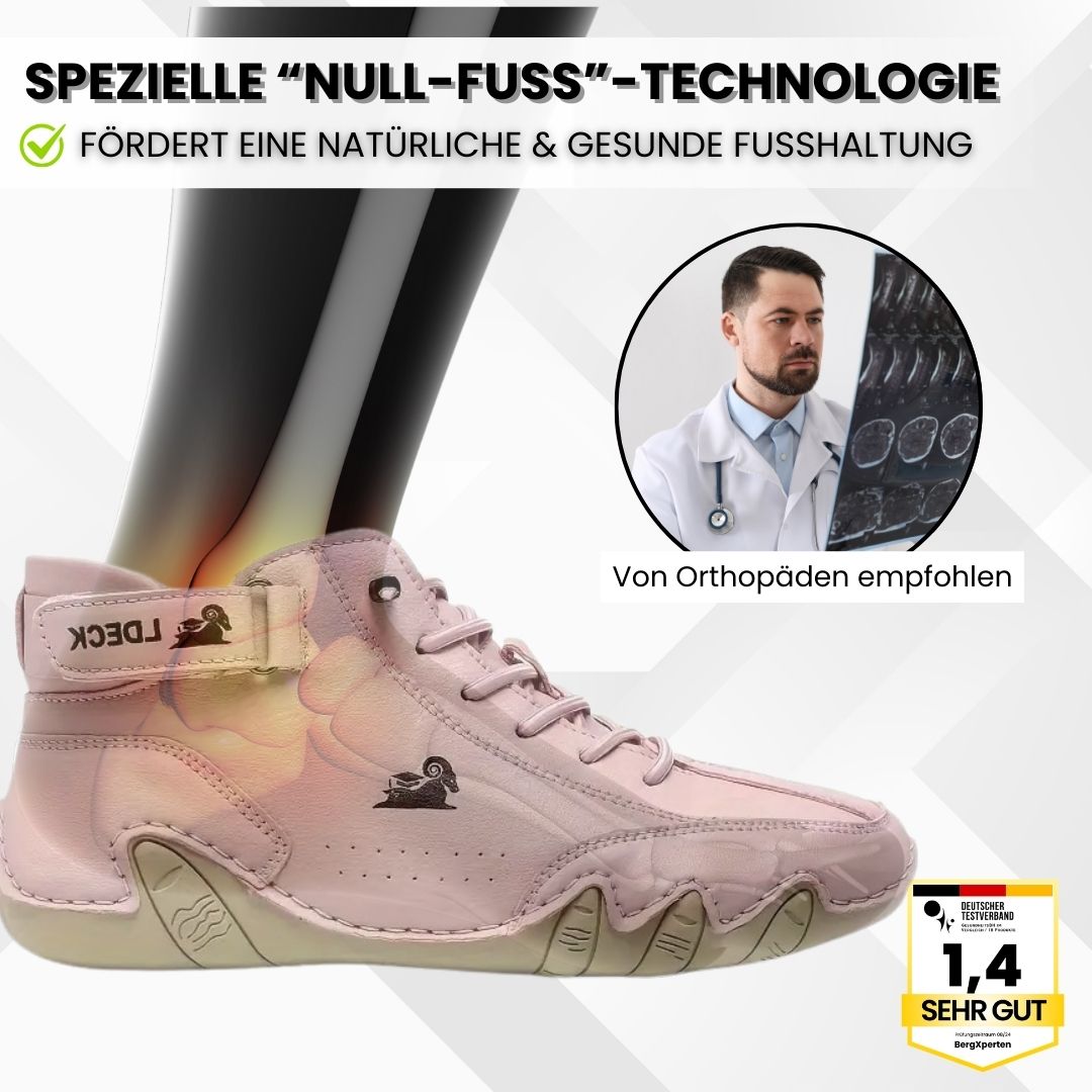 Alpaca - Ergonomische wasserdichte Leder-Barfußschuhe