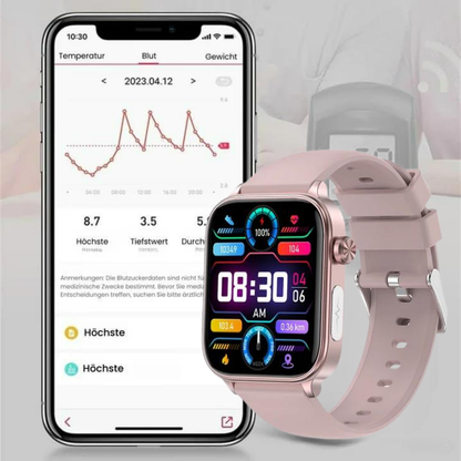 GlucoCare SOS – Smartwatch mit SOS-Funktion & Sturzerkennung