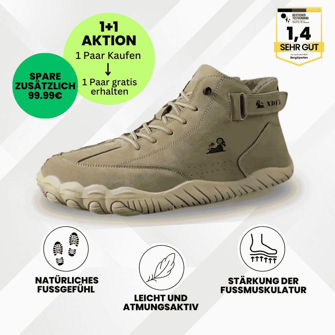 OrthoMind - ergonomische, wasserdichte & rutschfeste Barfußschuh