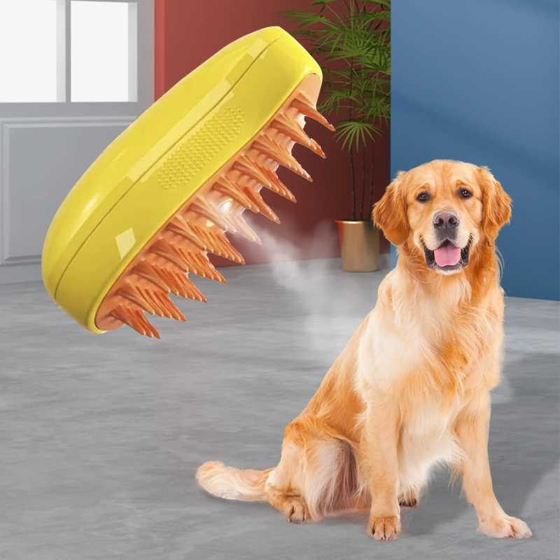 SteamBrush™ | Kein Friseur mehr nötig - strahlendes Fell von zu Hause aus!