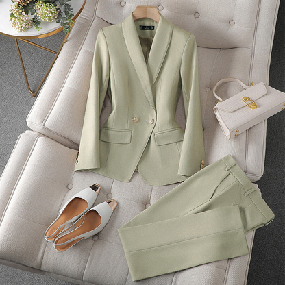 Damen Blazer & Hosen Set – Celestine