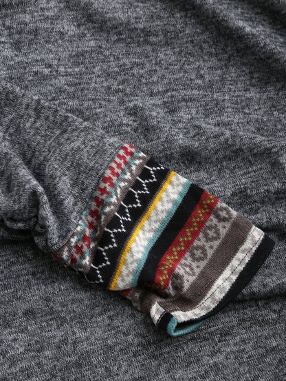 Lässiger Damen Kapuzenpullover mit Tribal-Muster – Tavira
