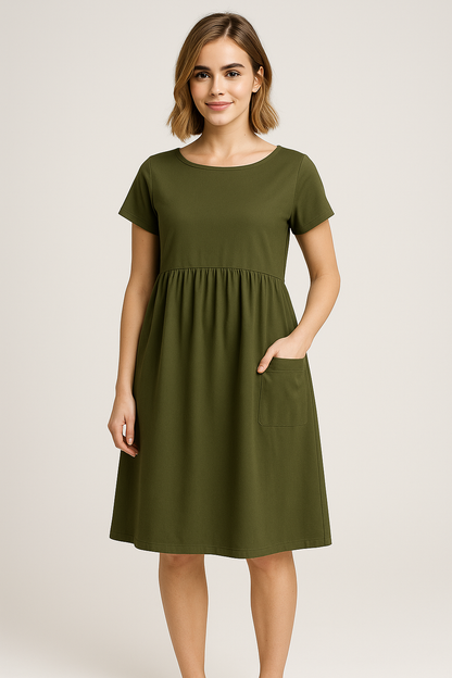 Eustasia | Sommerliches Freizeitkleid mit Taschen