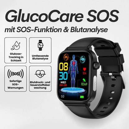 GlucoCare SOS – Smartwatch mit SOS-Funktion & Sturzerkennung