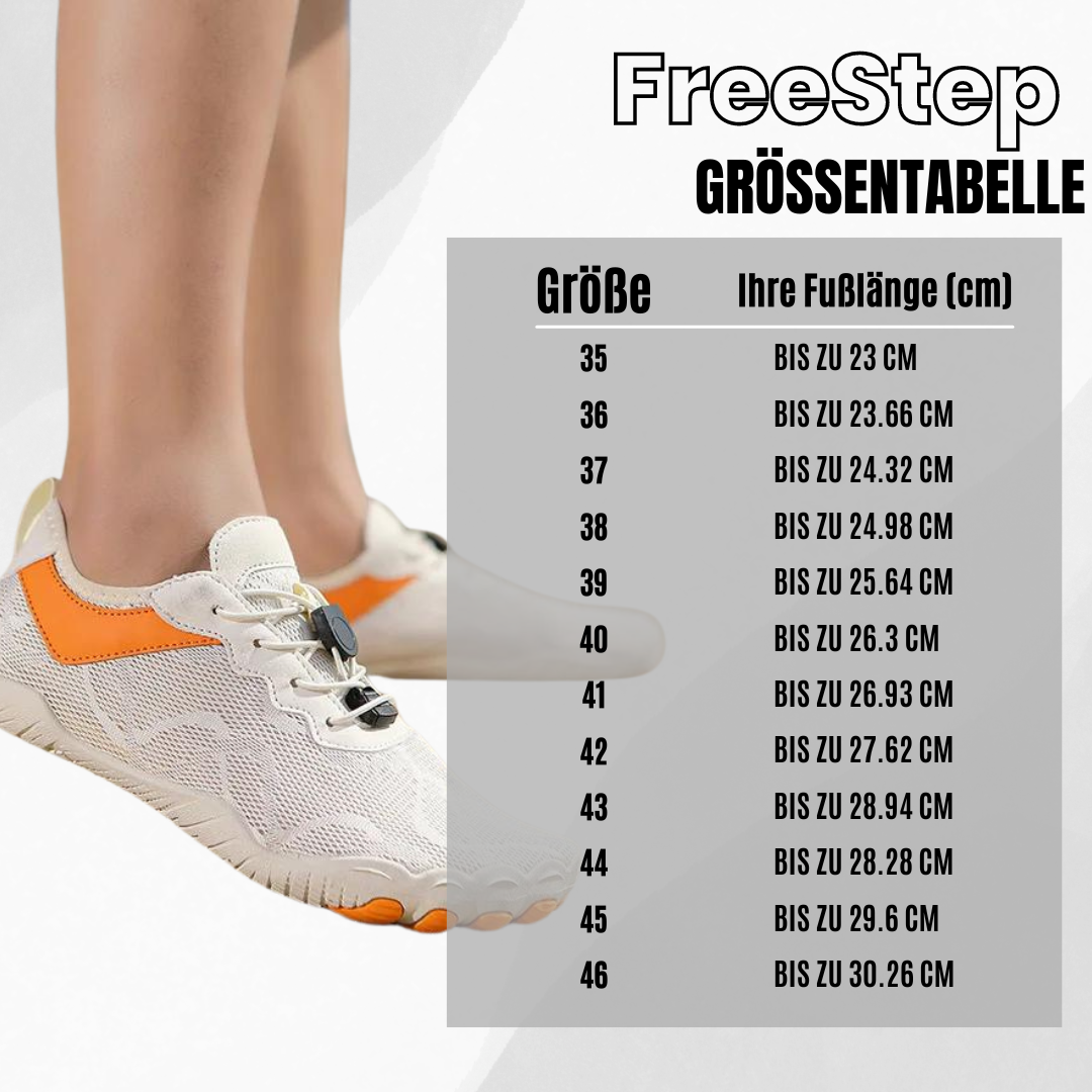 FreeStep – ergonomische & wasserdichte Barfußschuhe