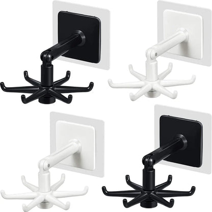 HookFlow™ 360° drehbarer selbstklebender Universalhaken