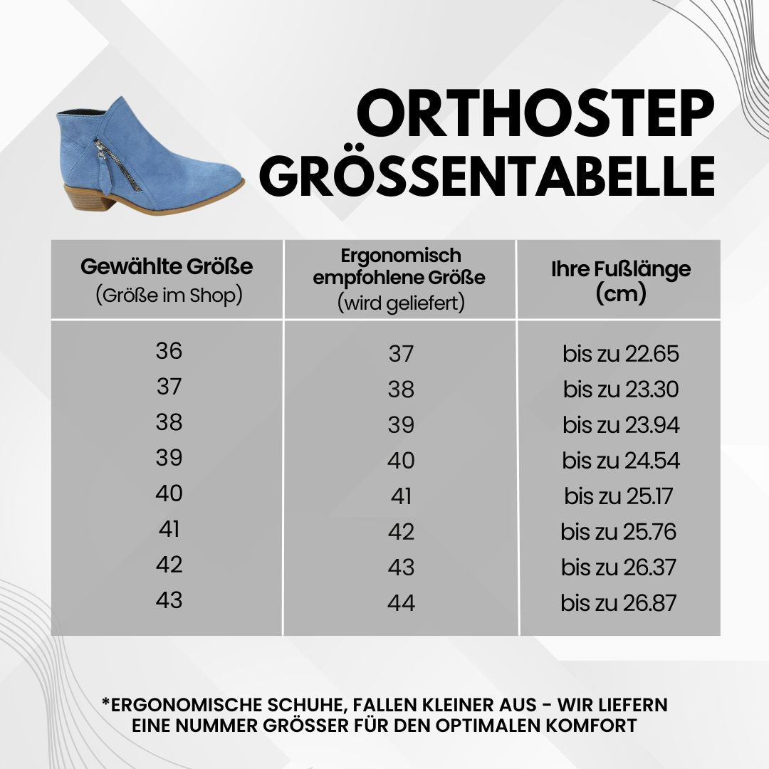 OrthoStep™ – Ergonomische Stiefeletten