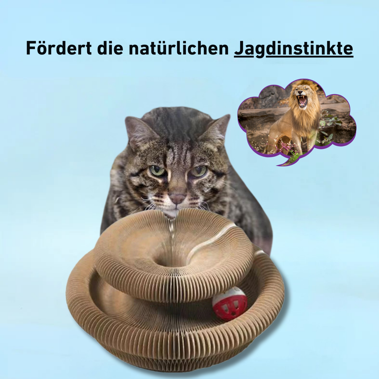 PouncePlay™ - Krabbenspiel mit Glocke