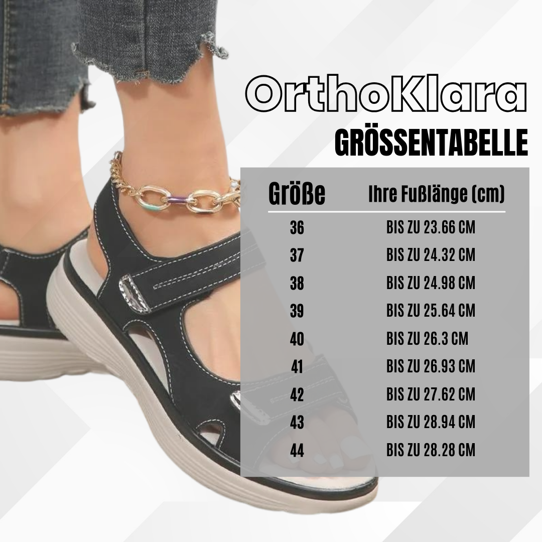 OrthoKlara - Rutschfeste ergonomische Sandalen