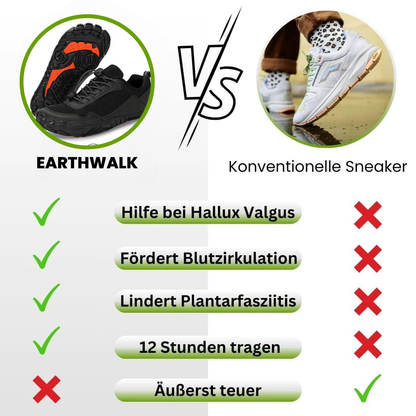 EarthWalk - Wasserdichter Barfußschuh für Herbst und Winter