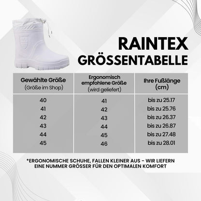 RainTex - ergonomische & wasserdichte Thermo-Regenstiefel für den Winter