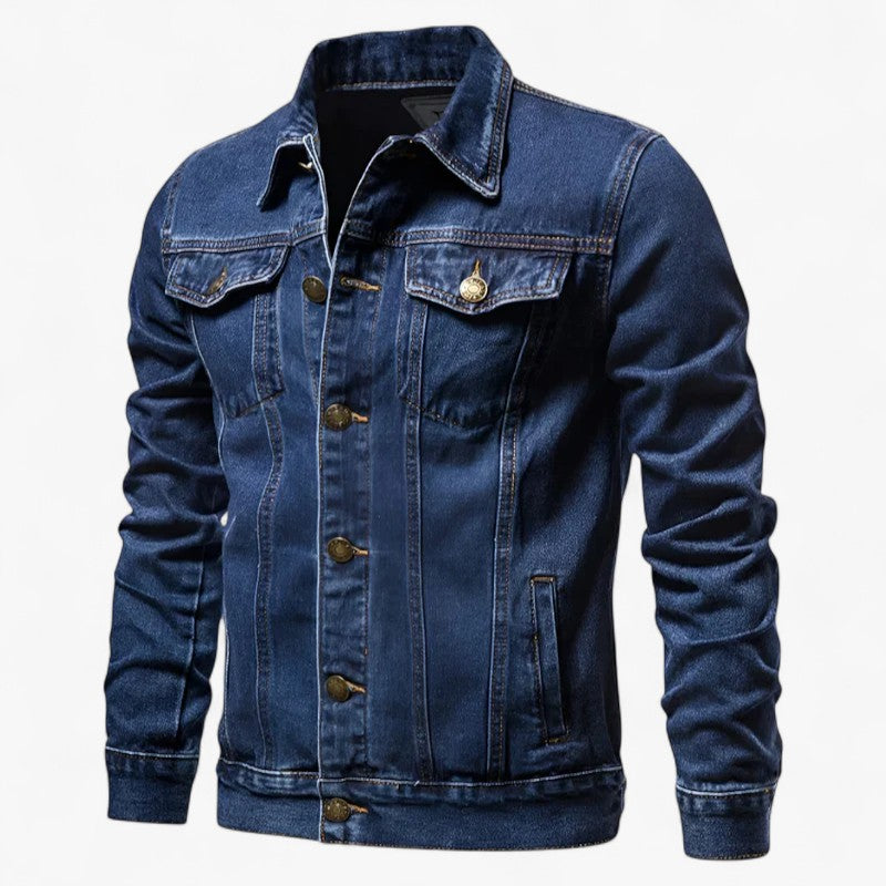 Frederik | Jeansjacke - Retro-Eleganz für Männer