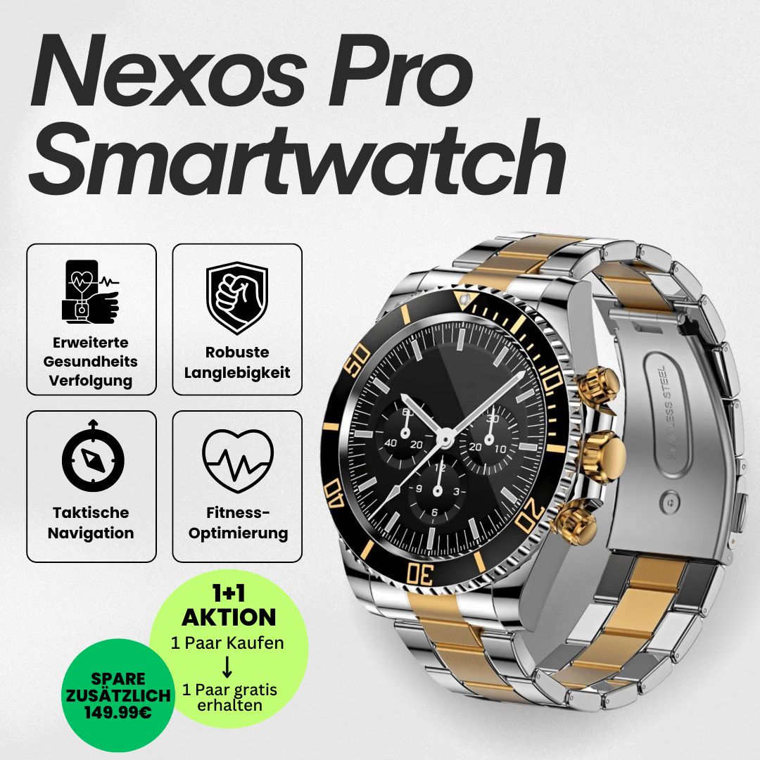 Nexos Pro Smartwatch - Unzerstörbare Militär-Uhr (2025)