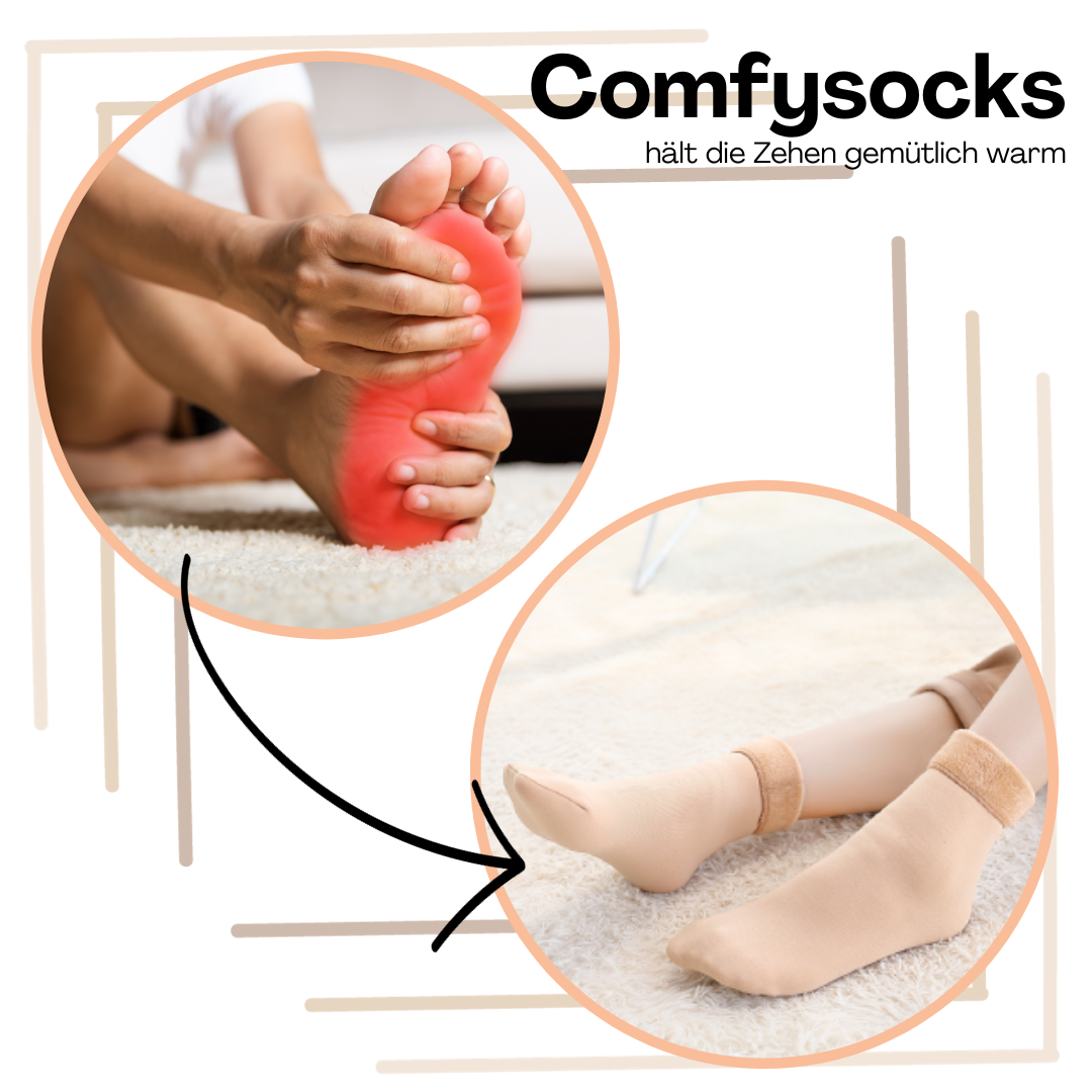 Comfysocks Thermosocken - Unisex Einheitsgröße - für warme Fußmomente