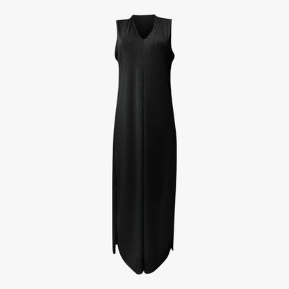Helen | Langes Kleid mit Gratis-Cardigan - Elegant und bequem