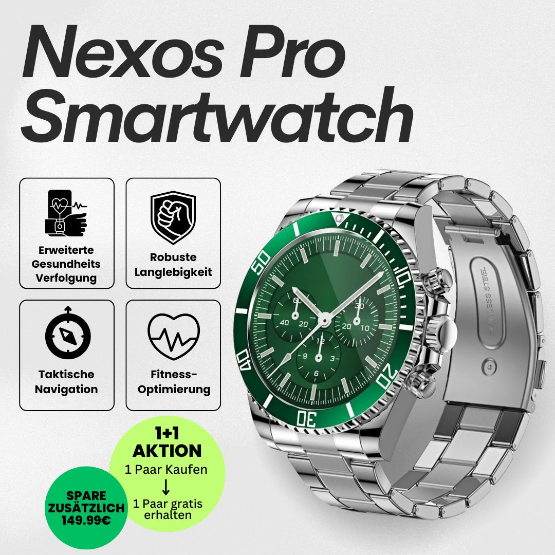 Nexos Pro Smartwatch - Unzerstörbare Militär-Uhr (2025)