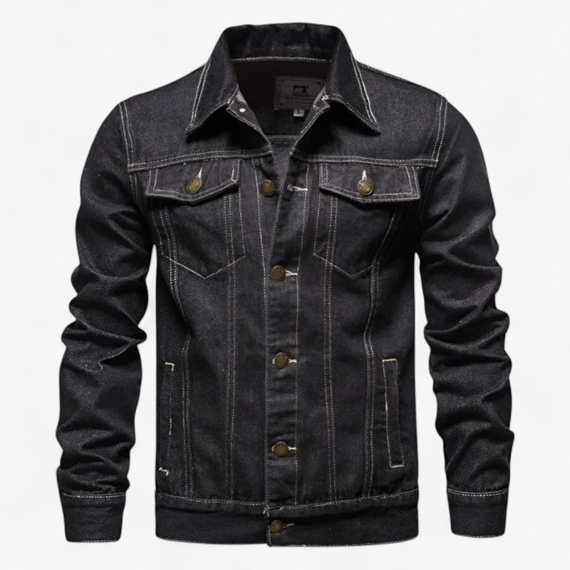 Frederik | Jeansjacke - Retro-Eleganz für Männer