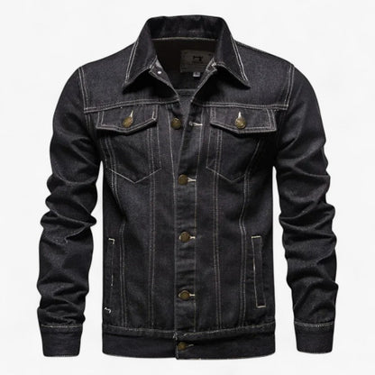Frederik | Jeansjacke - Retro-Eleganz für Männer