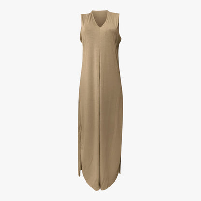 Helen | Langes Kleid mit Gratis-Cardigan - Elegant und bequem