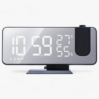 Intelligenter Wecker - FM-Radio & LED-Display mit 180° Uhrprojektion