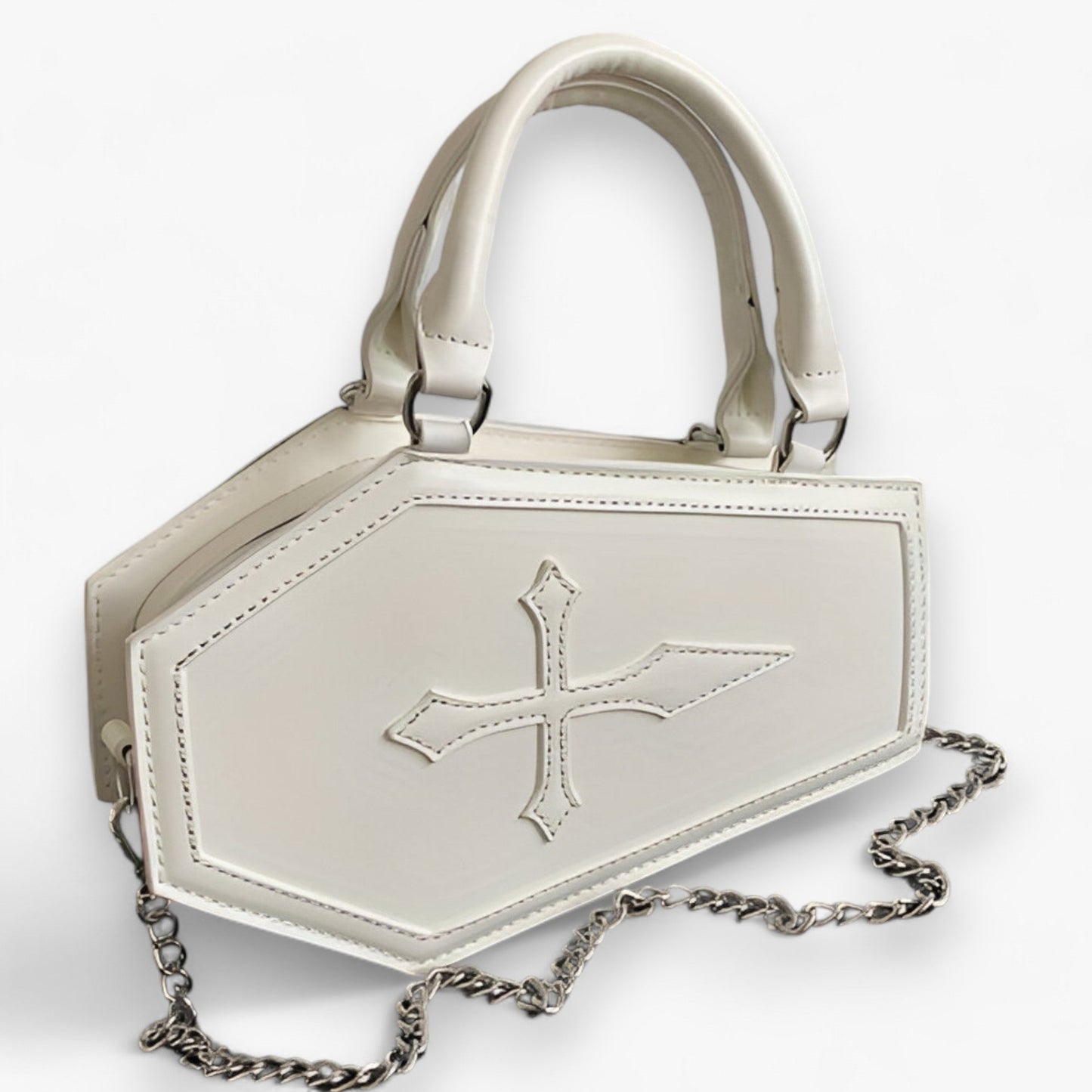 Sarg-Kettenhandtasche - Geräumig und elegant für Halloween-Cosplay