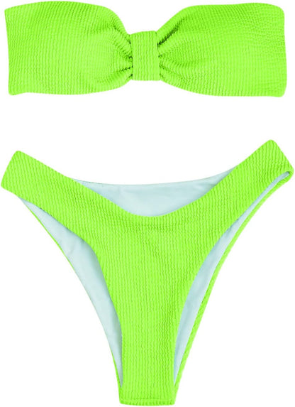 Saint-Tropez Sunrise™ - Bandeau-Bikini mit geraffter Büste