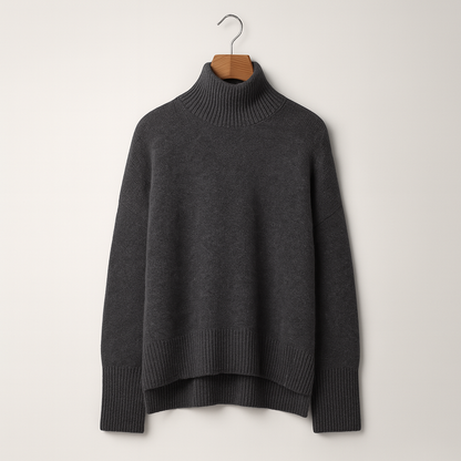 Luxuriöser Kaschmir-Rollkragenpullover für Damen – Amira