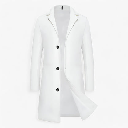Lange Baumwolljacke - Elegant und geeignet für Business Casual Herren