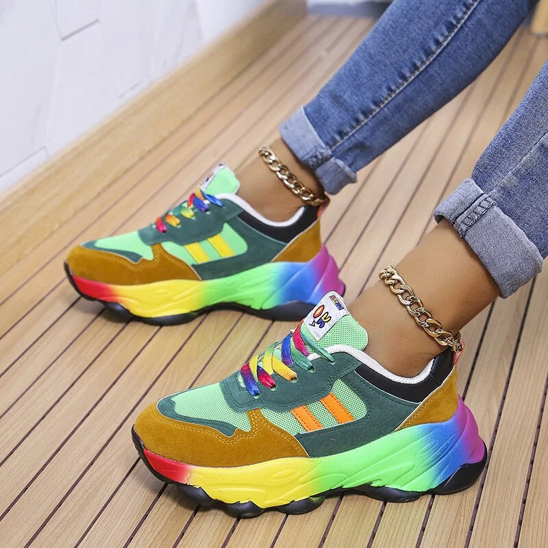 Bunte Damen Sneaker – Solenya