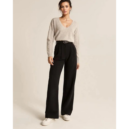 Eva™ - Konisch zulaufende Hose mit weitem Bein