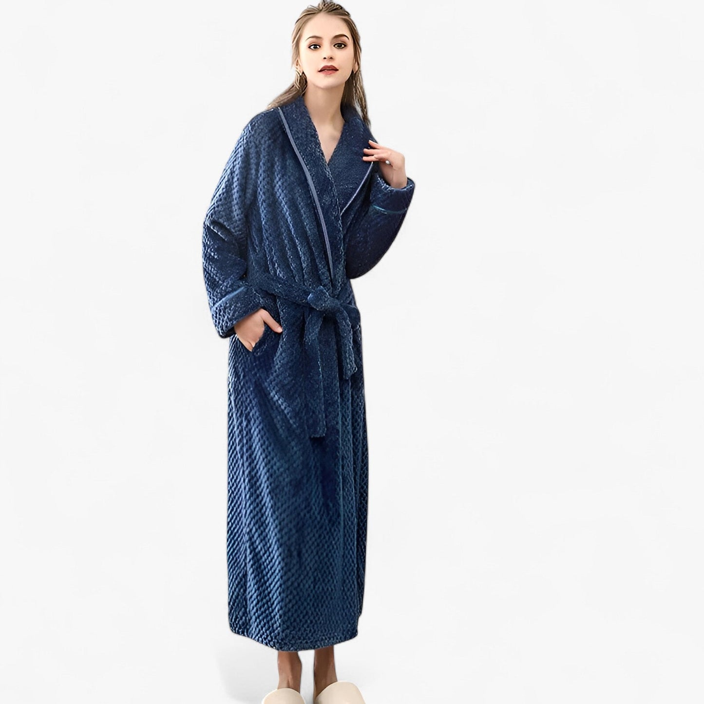 Sofia | Weiche Fleece-Bademantel