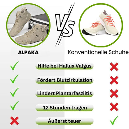 Alpaka - Rutschfeste wasserdichte Leder-Barfußschuhe