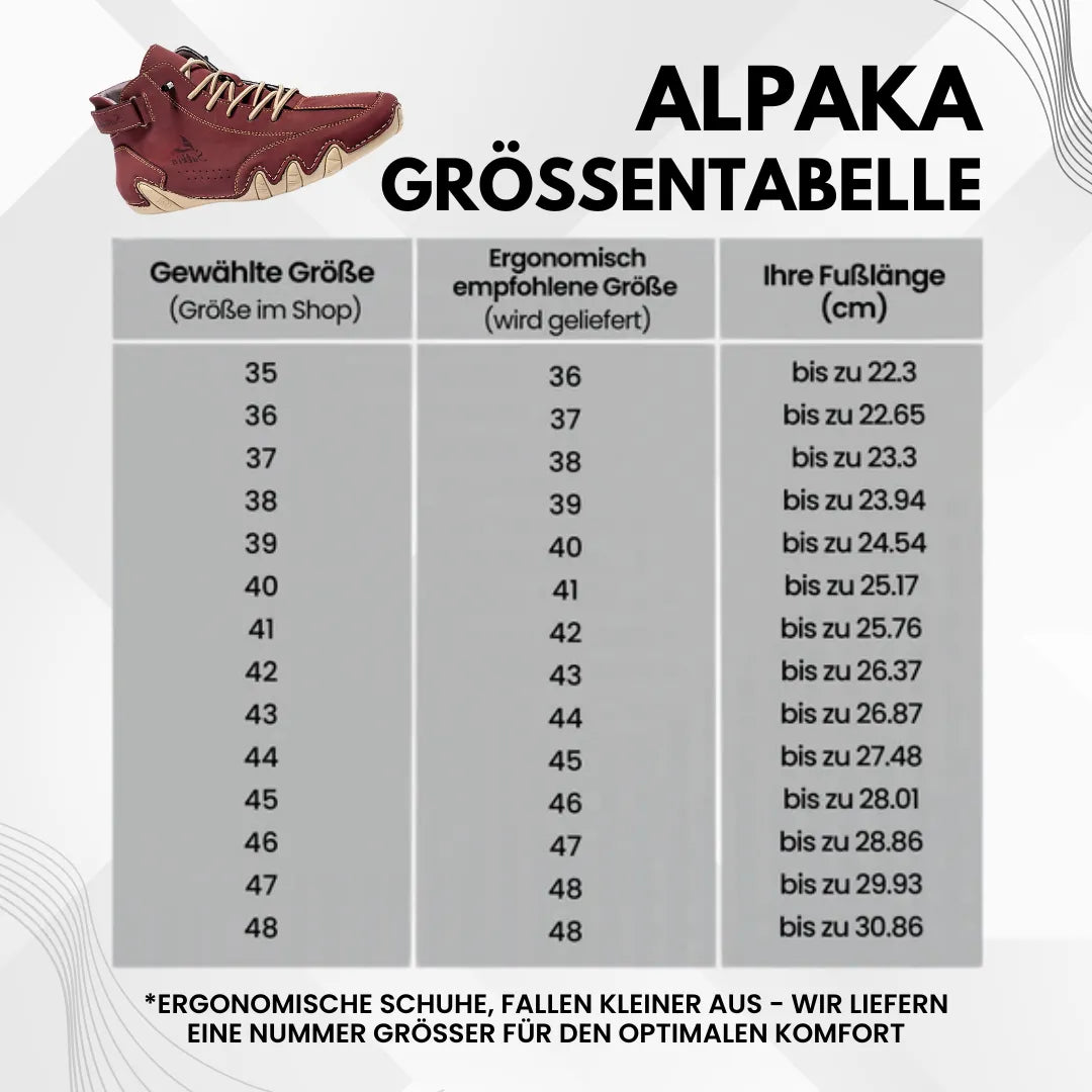 Alpaka - Wasserdichte & rutschfeste Leder-Barfußschuhe