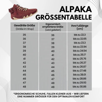 Alpaka Schuhe