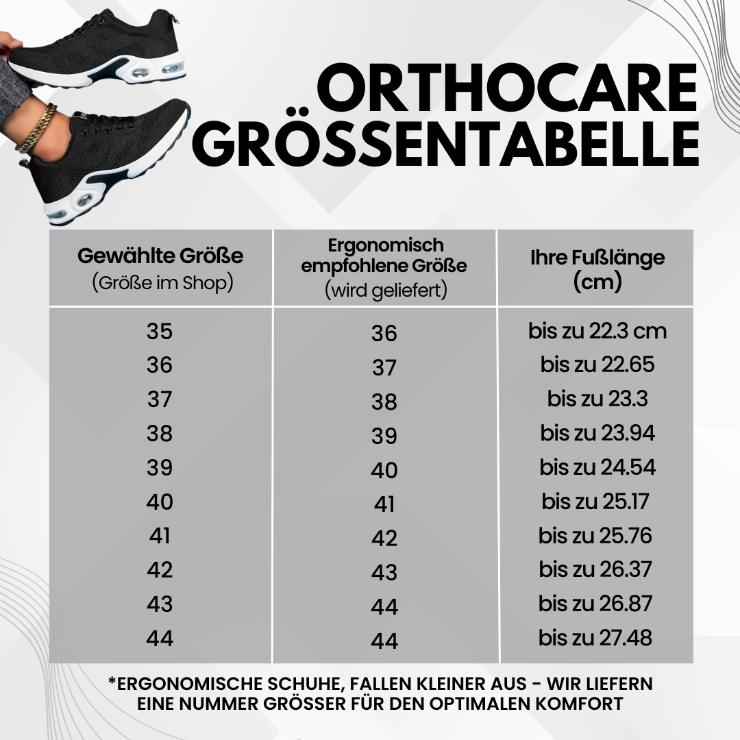 OrthoCare – Ergonomische Schuhe Schlaf